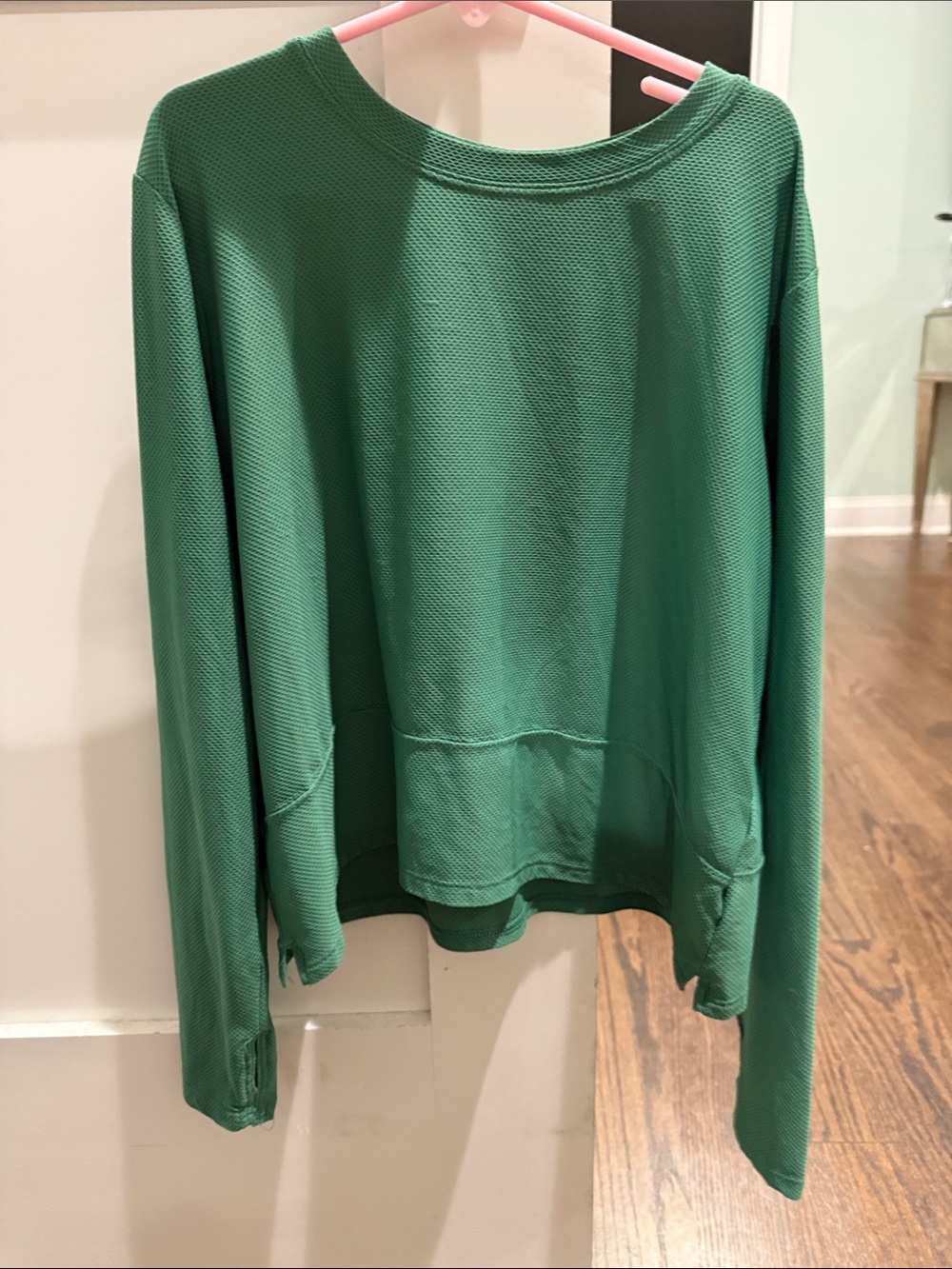 Old Navy Long Sleeve Tee in Mint Green